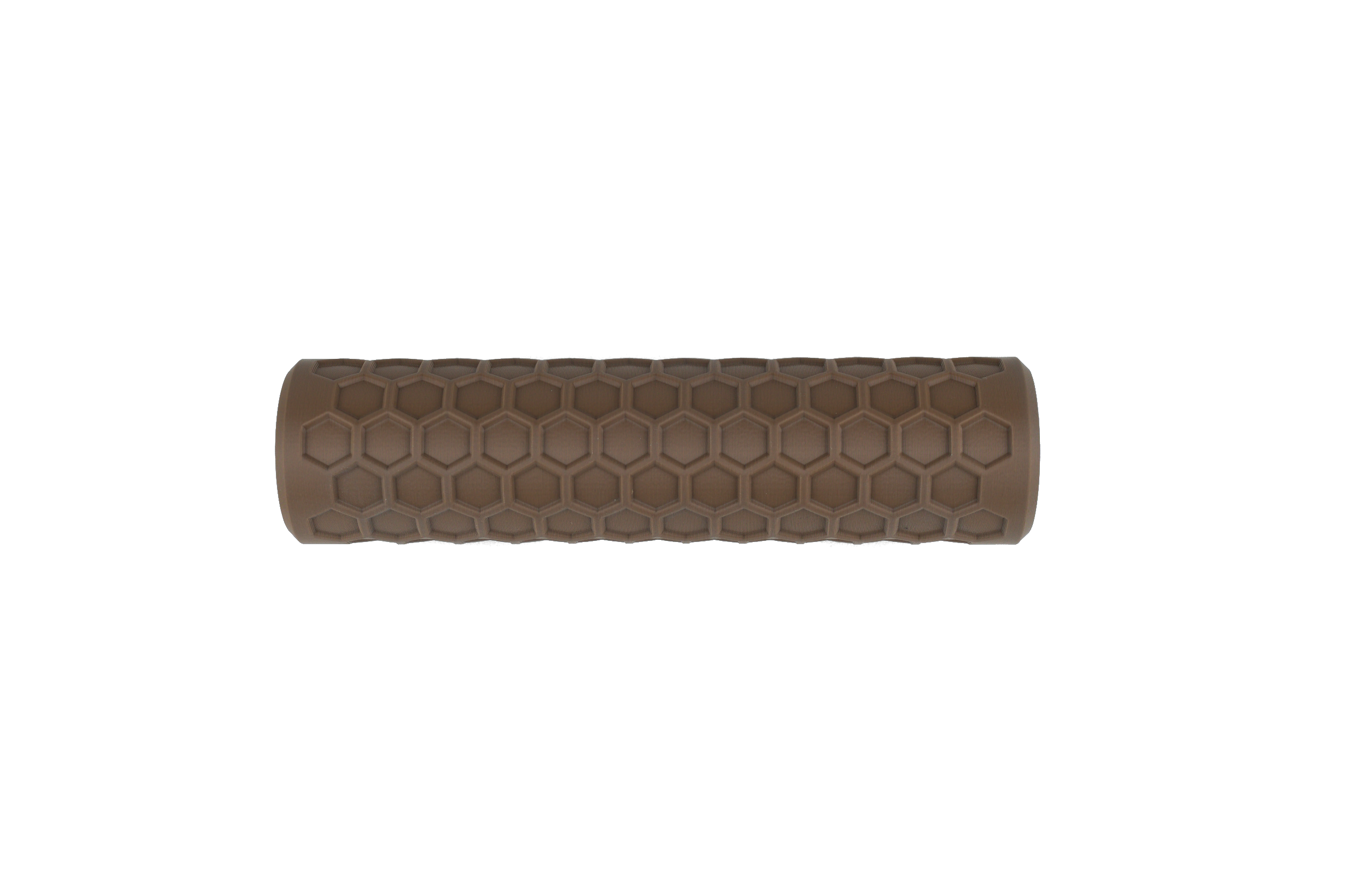 MJM-9 Honeycomb Airsoft Mock Suppressor 14mm CCW FDE (Flat Dark Earth)